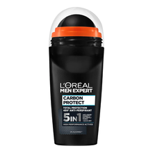 L'Oreal Men 5-in-1 Deodorant Roll-On رولة معطر جسم 5في1 لوريال باريس, حمل الصورة الى البوم الصور