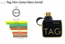 Armaf- Tag Him Uomo Nero Men Perfume عطر رجالي تاك يومو نيرو ارماف, حمل الصورة الى البوم الصور