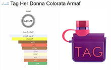 Armaf- Tag Her Donna Colorata Women Perfume عطر نسائي تاك يومو روسو ارماف, حمل الصورة الى البوم الصور