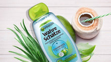 Garnier- Coconut Water & Aloe Vera shampoo شامبو غارنييه بالصبار والجوز, حمل الصورة الى البوم الصور