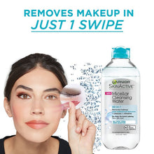 Garnier- Micellar Water for Sensitive Skin ميسيلار مزيل مكياج للبشرة الحساسة غارنييه, حمل الصورة الى البوم الصور