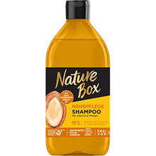 Nature Box- Argan Oil +Nuts Shampoo شامبو طبيعي بزيت الارغان واللوز نيجر بوكس, حمل الصورة الى البوم الصور