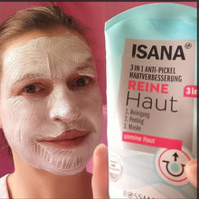Isana- 3in1 Anti-Pimples Face Cream كريم وجه ومقشر ضد حب الشباب 3في 1 ايسانا, حمل الصورة الى البوم الصور
