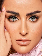 Load image into Gallery viewer, Dahab Lamar- Yearly Lenses Lumiere Gray عدسات سنوية لومير رمادي لامار