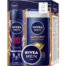 Nivea- Sport Men Gift Set باكج هدايا رجالي للرياضيين نيفيا, حمل الصورة الى البوم الصور