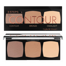 Catrice- 3 Steps Contour Pallete باليت كونتور 3 خطوات كاترس, حمل الصورة الى البوم الصور