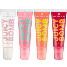 Essence- Juicy Bomb Lip-gloss لماع شفاه جوسي بومب إيسنس, حمل الصورة الى البوم الصور