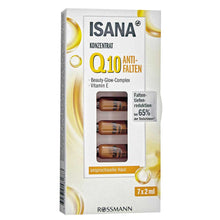 Isana- Anti Age Q10 Concentrate Ampoules امبولات ايسانا المضادة للشيخوخة, حمل الصورة الى البوم الصور
