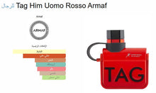 Armaf- Tag him Uomo Rosso for Men عطر رجالي أرماف تاك هم روسو, حمل الصورة الى البوم الصور

