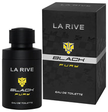 Load image into Gallery viewer, La Rive- Black Fury Men Perfume عطر رجالي بلاك فيوري لارايف
