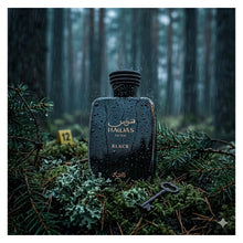 Rasasi- Hawas Black Men Perfume عطر رجالي بلاك هوَس رصاصي, حمل الصورة الى البوم الصور
