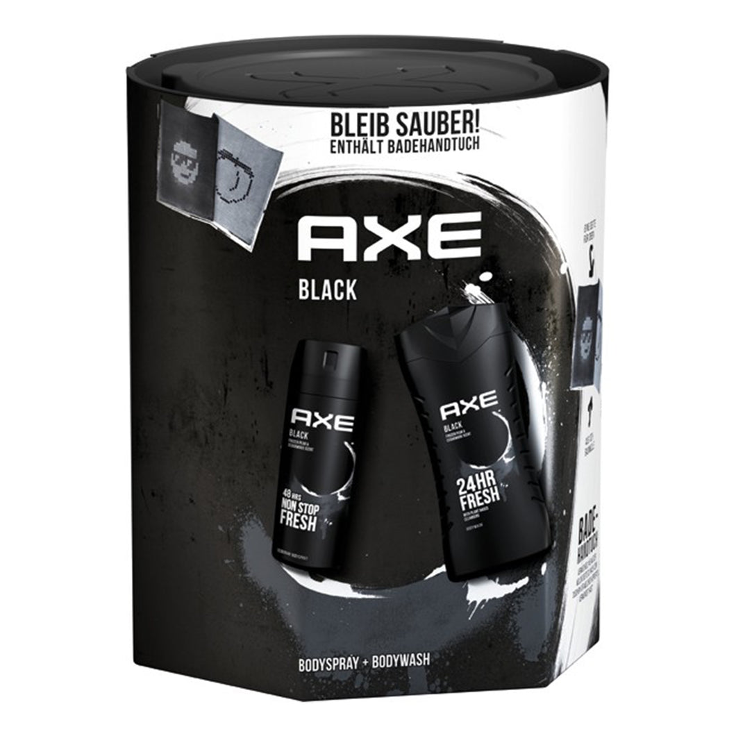 Axe- Black Men Body Care Package باكج العناية بالجسم الرجالي بلاك اكس