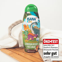 Isana- Dinosaur 2in1 Kids Shampoo  شامبو اطفال 2في1 ديناصور إيسانا, حمل الصورة الى البوم الصور
