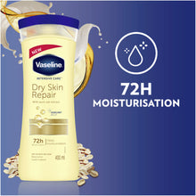 Vaseline- Dry Skin Repair Body lotion بودي لوشن لإصلاح البشرة الجافة فازلين, حمل الصورة الى البوم الصور
