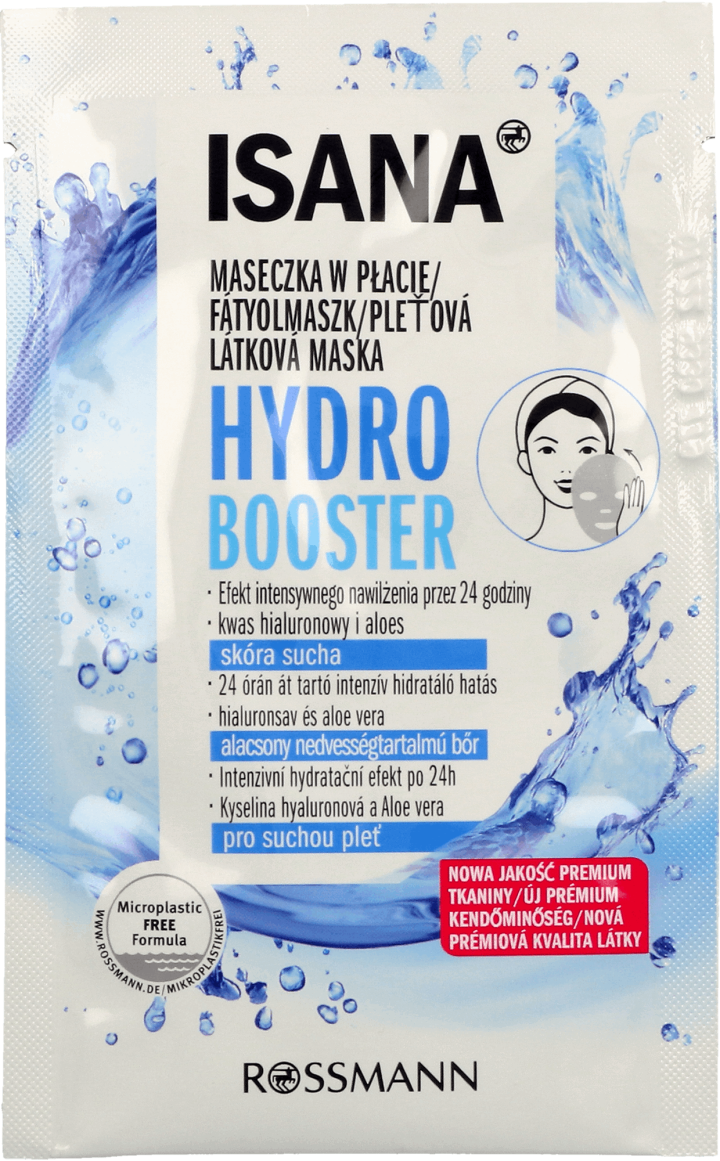 Isana- Hydro Booster Face Sheet Mask قناع وجه شيت ايسانا