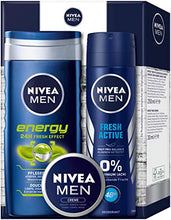 Load image into Gallery viewer, Nivea- Men Energy Gift Set باكج رجالي للعناية بالبشرة والجسم نيفيا
