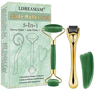 Ldreamam- Jade Roller 3in1 Set  باكج رولات يشم وحجر اليشم لدرمايم