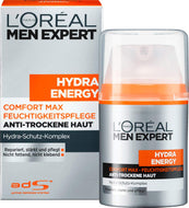 L'Oreal Men- Hydra Energy Face Cream كريم ترطيب رجالي لوريال