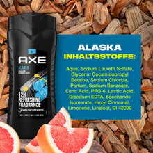 Axe- 3in1 Shampoo Gel شامبو وجه, شعر وجسم اكس, حمل الصورة الى البوم الصور
