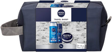 Nivea- Men Travel Buddy Gift Set سيت متكامل للجسم نيفيا, حمل الصورة الى البوم الصور
