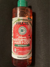 Watermelon Hair Food Shampoo شامبو وماسك غارنييه طبيعي بالرقي, حمل الصورة الى البوم الصور
