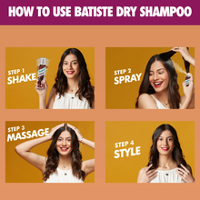 Batiste- Dry shampoo شامبو جاف منظف ومعطر للشعر باتستي, حمل الصورة الى البوم الصور
