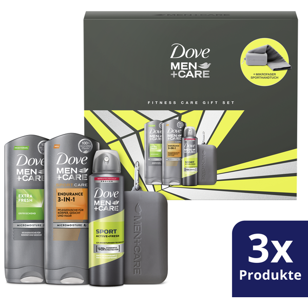 Dove- Men+ Care Fitness Care bag باكج رجالي 4 مكونات للجم دوف