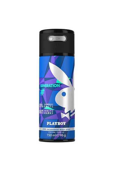 Playboy- Men Deodorant معطر جسم رجالي بلاي بوي