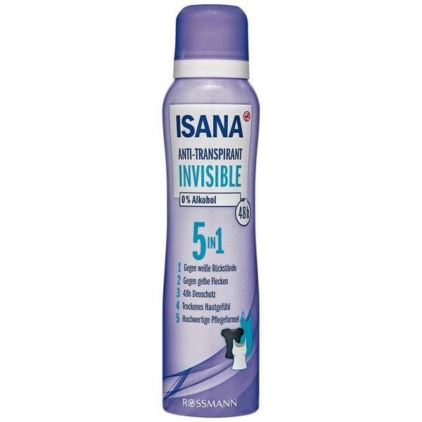 Isana- Invisible 5in1 Deodorant معطر نسائي 5 في1 ايسانا