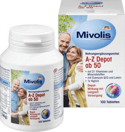 Mivolis- AZ Vitamin (+50 Years) حبوب متعددة الفيتامينات لسنة50+ميفولس