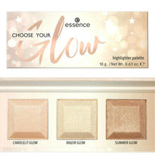 Essence- Choose Your Glow Highlighter  باليتة هايلاتر إيسنس, حمل الصورة الى البوم الصور
